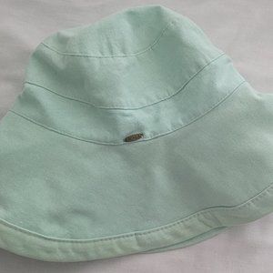 scala  cotton sun hat , lightest aqua